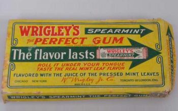 штрих-код та Wrigley's Spearmint Gum